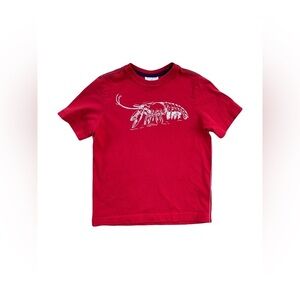 Hanna Andersson Size 130, 8, Red Lobster Tee
